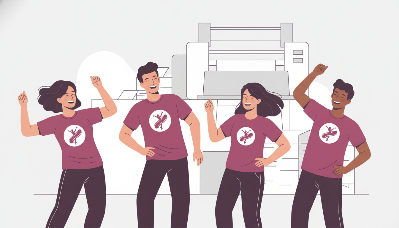 Merchandise Tanz: T-Shirts drucken für deine Tanzschule!